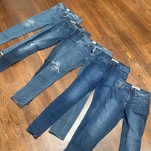 Gap 5 Pairs Misc 27 Tall/Long High Waisted Jeans